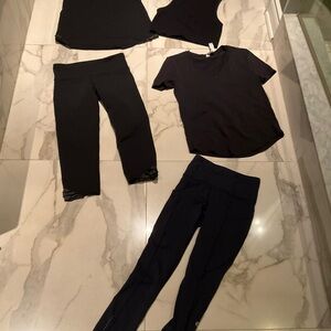 Lululemon athletica Women's Black Activewear bundle